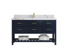 Parker 60 in. W x 22 in. D Single Sink Bathroom Vanity - photo 14
