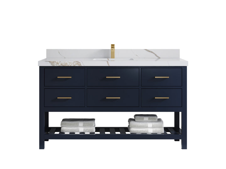 Parker 60 in. W x 22 in. D Single Sink Bathroom Vanity - photo 14