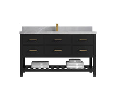 Parker 60 in. W x 22 in. D Single Sink Bathroom Vanity - photo 30
