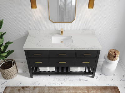 Parker 60 in. W x 22 in. D Single Sink Bathroom Vanity - Willow Bath and Vanity