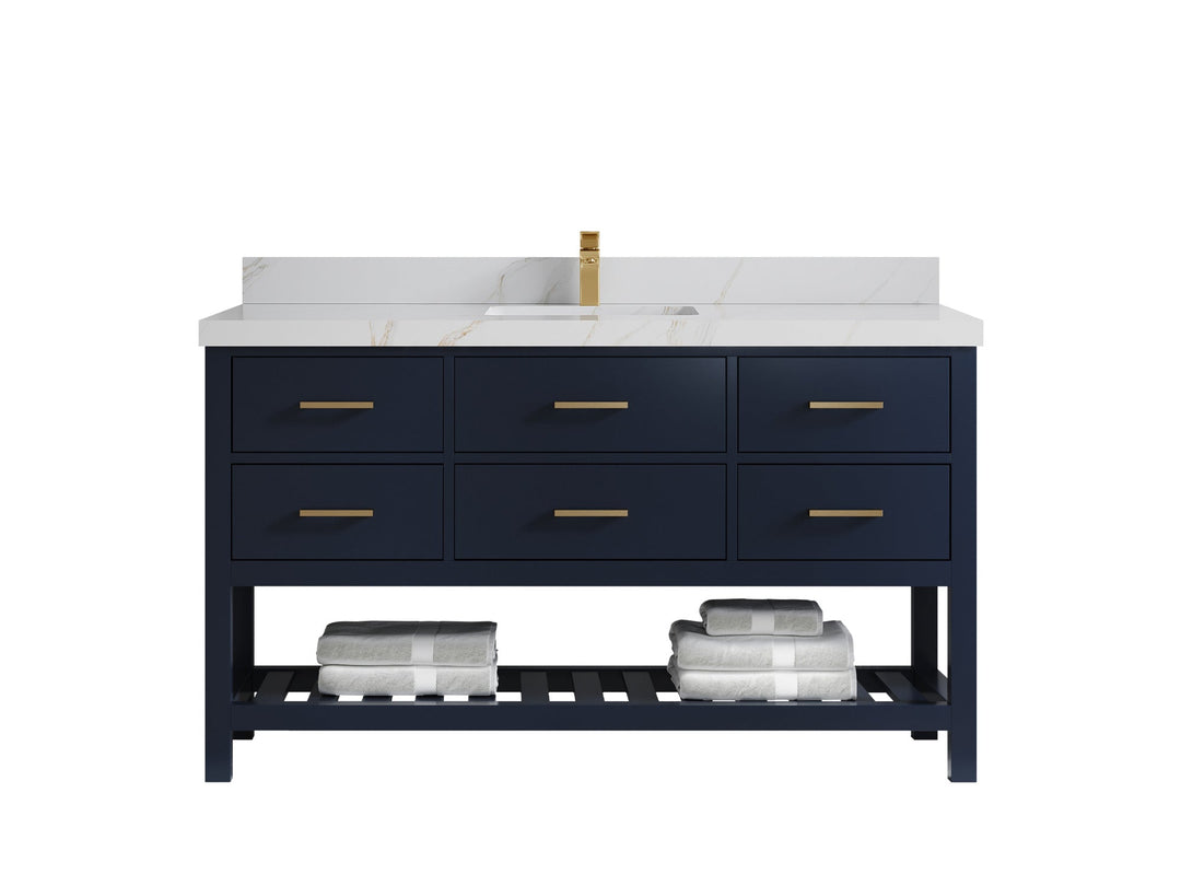 Parker 60 in. W x 22 in. D Single Sink Bathroom Vanity - Willow Bath and Vanity