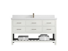 Parker 60 in. W x 22 in. D Single Sink Bathroom Vanity - photo 38