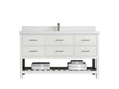 Parker 60 in. W x 22 in. D Single Sink Bathroom Vanity - Willow Bath and Vanity