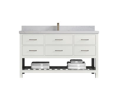Parker 60 in. W x 22 in. D Single Sink Bathroom Vanity - Willow Bath and Vanity