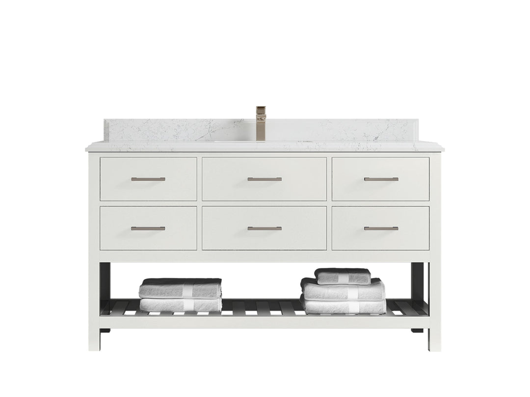 Parker 60 in. W x 22 in. D Single Sink Bathroom Vanity - Willow Bath and Vanity