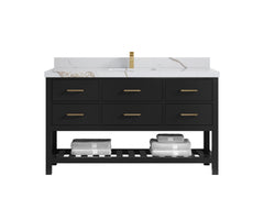 Parker 60 in. W x 22 in. D Single Sink Bathroom Vanity - photo 28