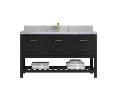 Parker 60 in. W x 22 in. D Single Sink Bathroom Vanity - Willow Bath and Vanity