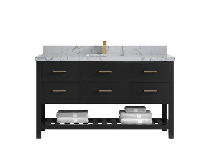 Parker 60 in. W x 22 in. D Single Sink Bathroom Vanity - photo 14