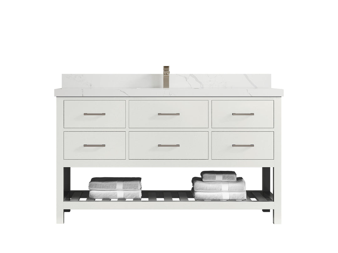 Parker 60 in. W x 22 in. D Single Sink Bathroom Vanity - Willow Bath and Vanity