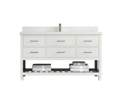 Parker 60 in. W x 22 in. D Single Sink Bathroom Vanity - Willow Bath and Vanity
