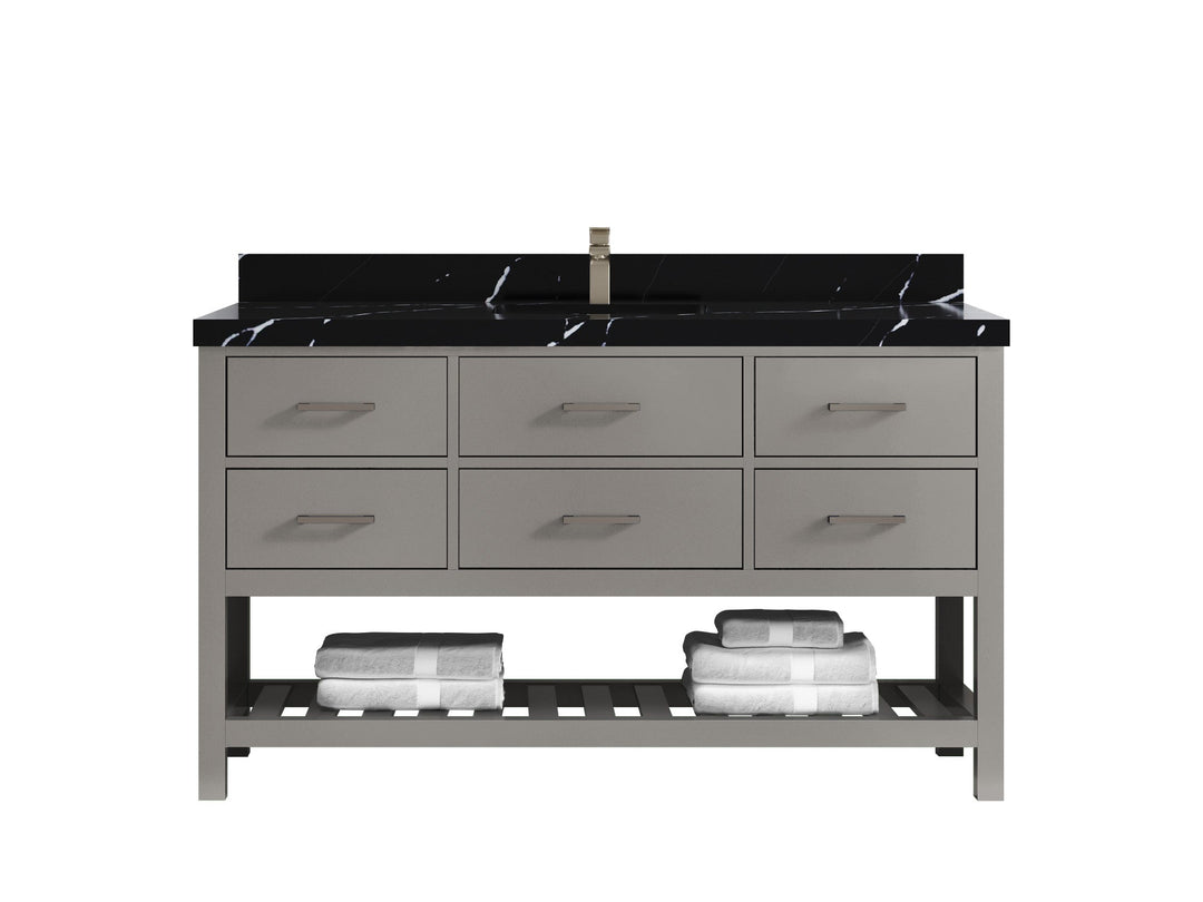 Parker 60 in. W x 22 in. D Single Sink Bathroom Vanity - Willow Bath and Vanity