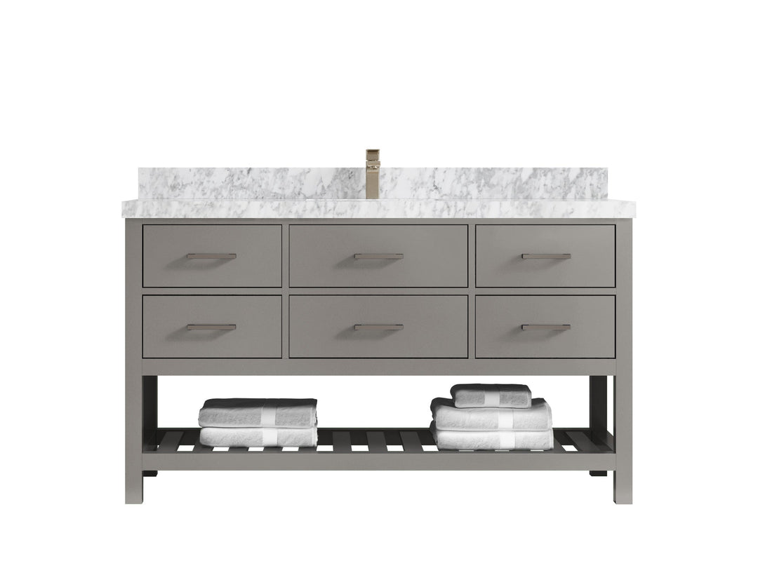 Parker 60 in. W x 22 in. D Single Sink Bathroom Vanity - Willow Bath and Vanity