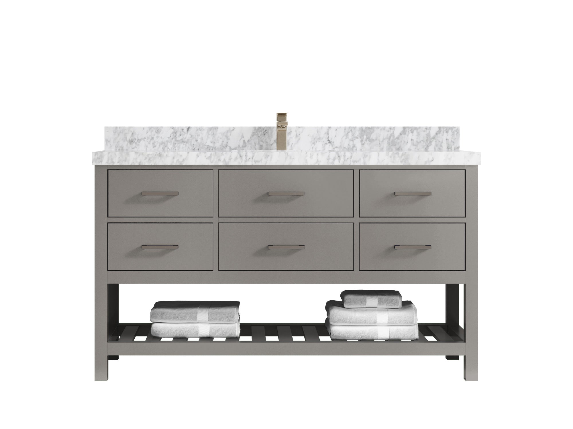 Parker 60 in. W x 22 in. D Single Sink Bathroom Vanity - Willow Bath and Vanity
