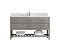 Parker 60 in. W x 22 in. D Single Sink Bathroom Vanity - photo 36