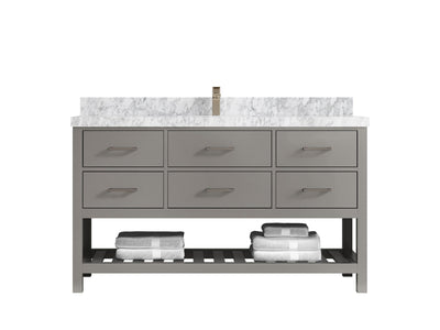 Parker 60 in. W x 22 in. D Single Sink Bathroom Vanity - Willow Bath and Vanity