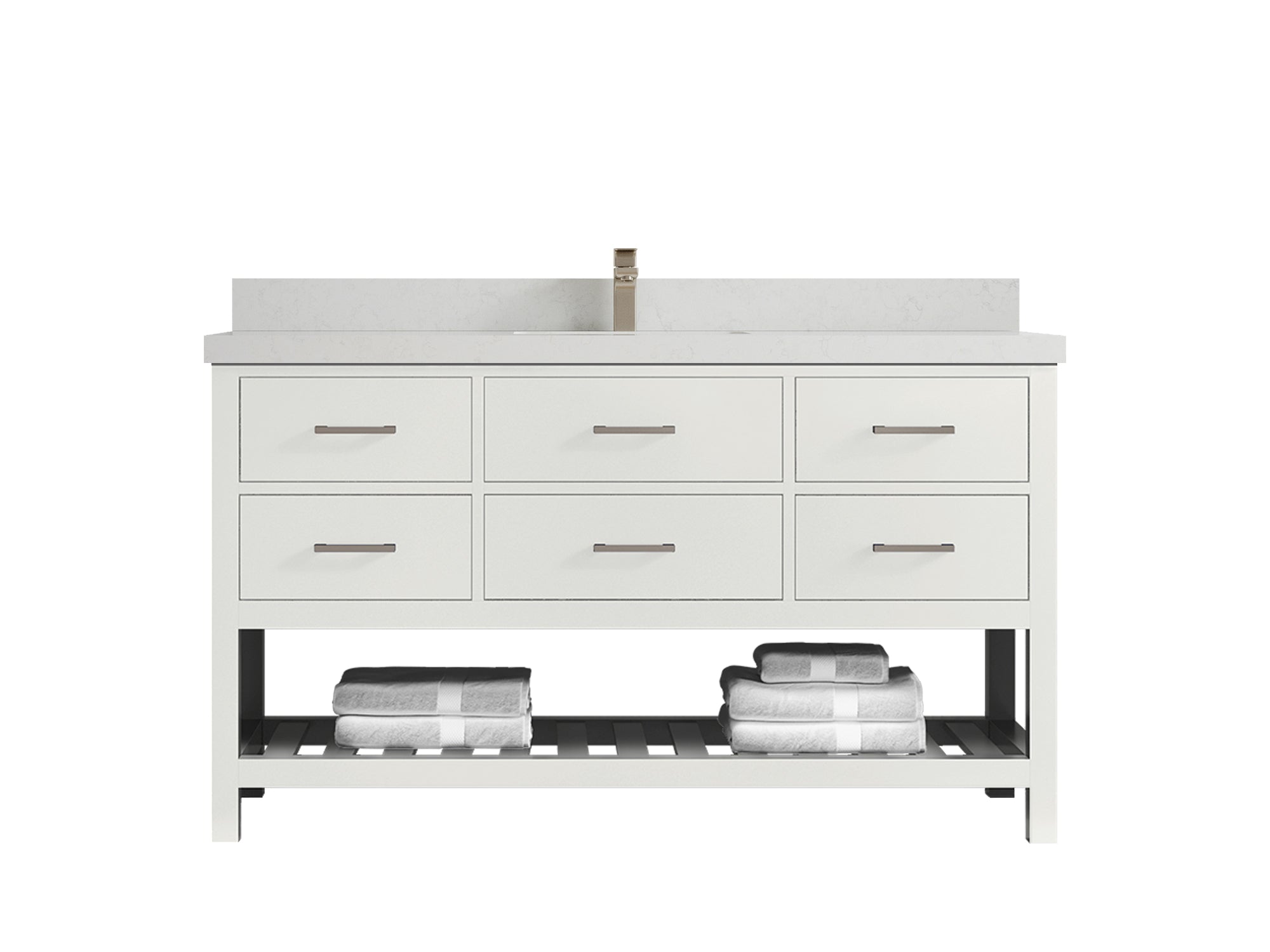Parker 60 in. W x 22 in. D Single Sink Bathroom Vanity - Willow Bath and Vanity