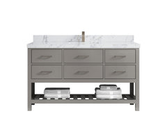 Parker 60 in. W x 22 in. D Single Sink Bathroom Vanity - photo 18