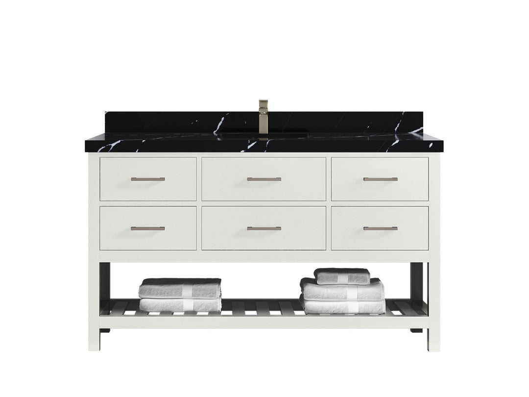 Parker 60 in. W x 22 in. D Single Sink Bathroom Vanity - Willow Bath and Vanity