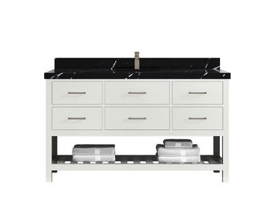 Parker 60 in. W x 22 in. D Single Sink Bathroom Vanity - Willow Bath and Vanity
