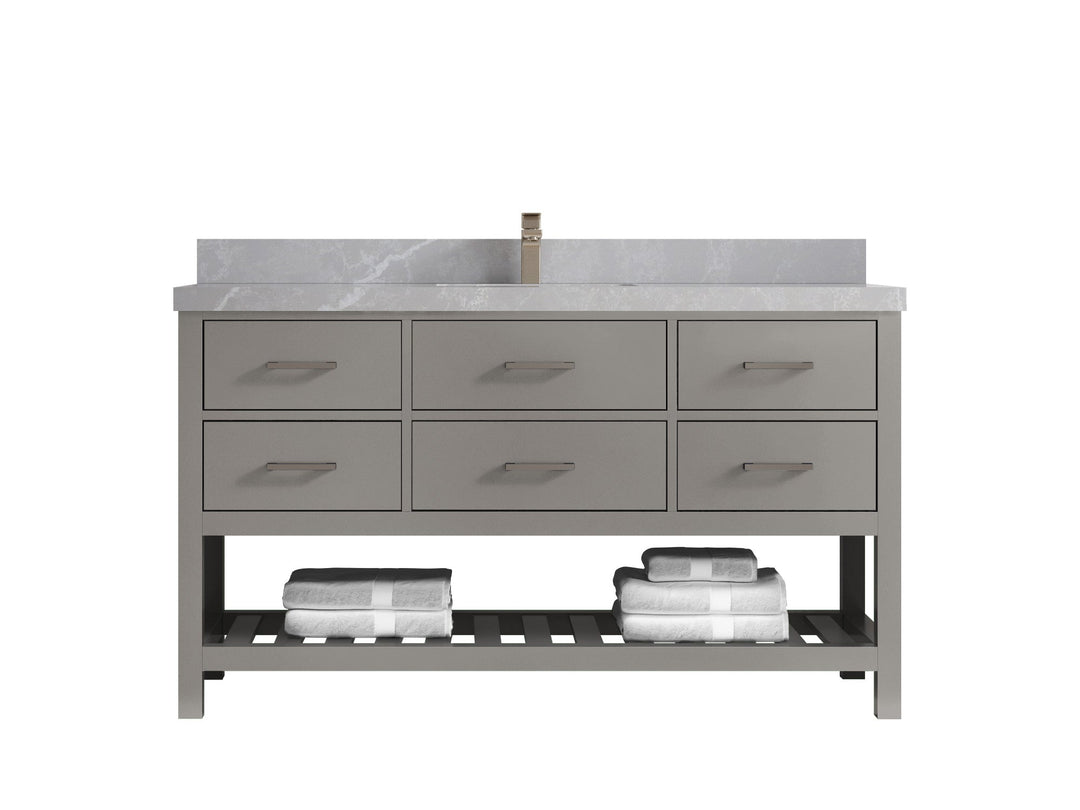 Parker 60 in. W x 22 in. D Single Sink Bathroom Vanity - Willow Bath and Vanity