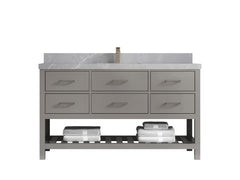 Parker 60 in. W x 22 in. D Single Sink Bathroom Vanity - photo 24