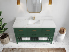 Parker 60 in. W x 22 in. D Single Sink Bathroom Vanity - photo 19