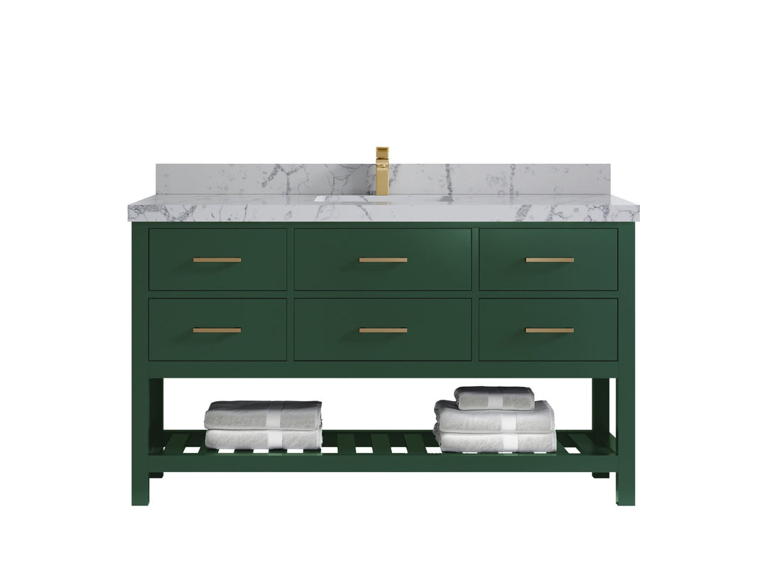 Parker 60 in. W x 22 in. D Single Sink Bathroom Vanity - Willow Bath and Vanity
