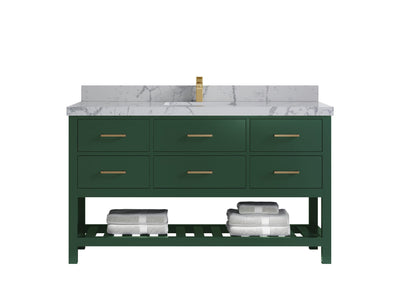 Parker 60 in. W x 22 in. D Single Sink Bathroom Vanity - Willow Bath and Vanity