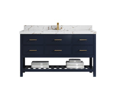 Parker 60 in. W x 22 in. D Single Sink Bathroom Vanity - photo 28