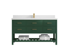 Parker 60 in. W x 22 in. D Single Sink Bathroom Vanity - photo 36