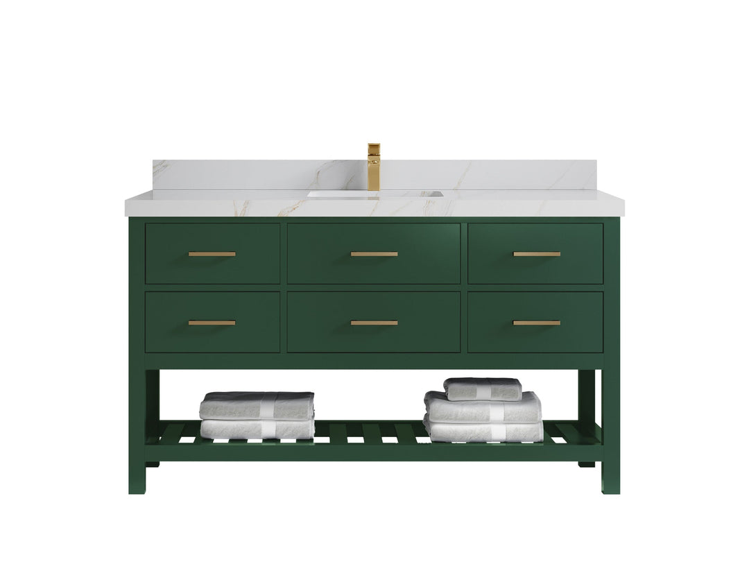Parker 60 in. W x 22 in. D Single Sink Bathroom Vanity - Willow Bath and Vanity