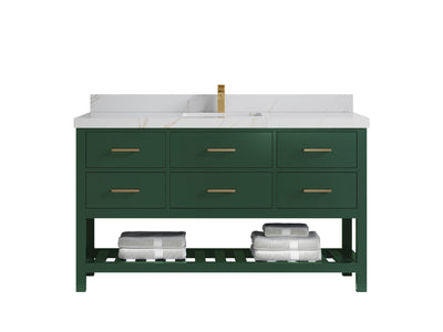 Parker 60 in. W x 22 in. D Single Sink Bathroom Vanity - Willow Bath and Vanity