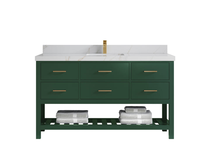 Parker 60 in. W x 22 in. D Single Sink Bathroom Vanity - photo 16