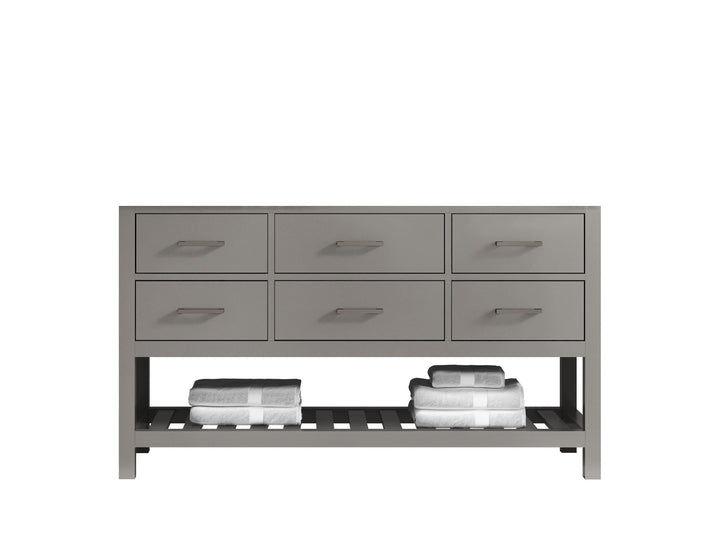 Parker 60 in. W x 22 in. D Single Sink Bathroom Vanity - photo 6
