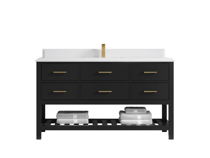 Parker 60 in. W x 22 in. D Single Sink Bathroom Vanity - photo 47