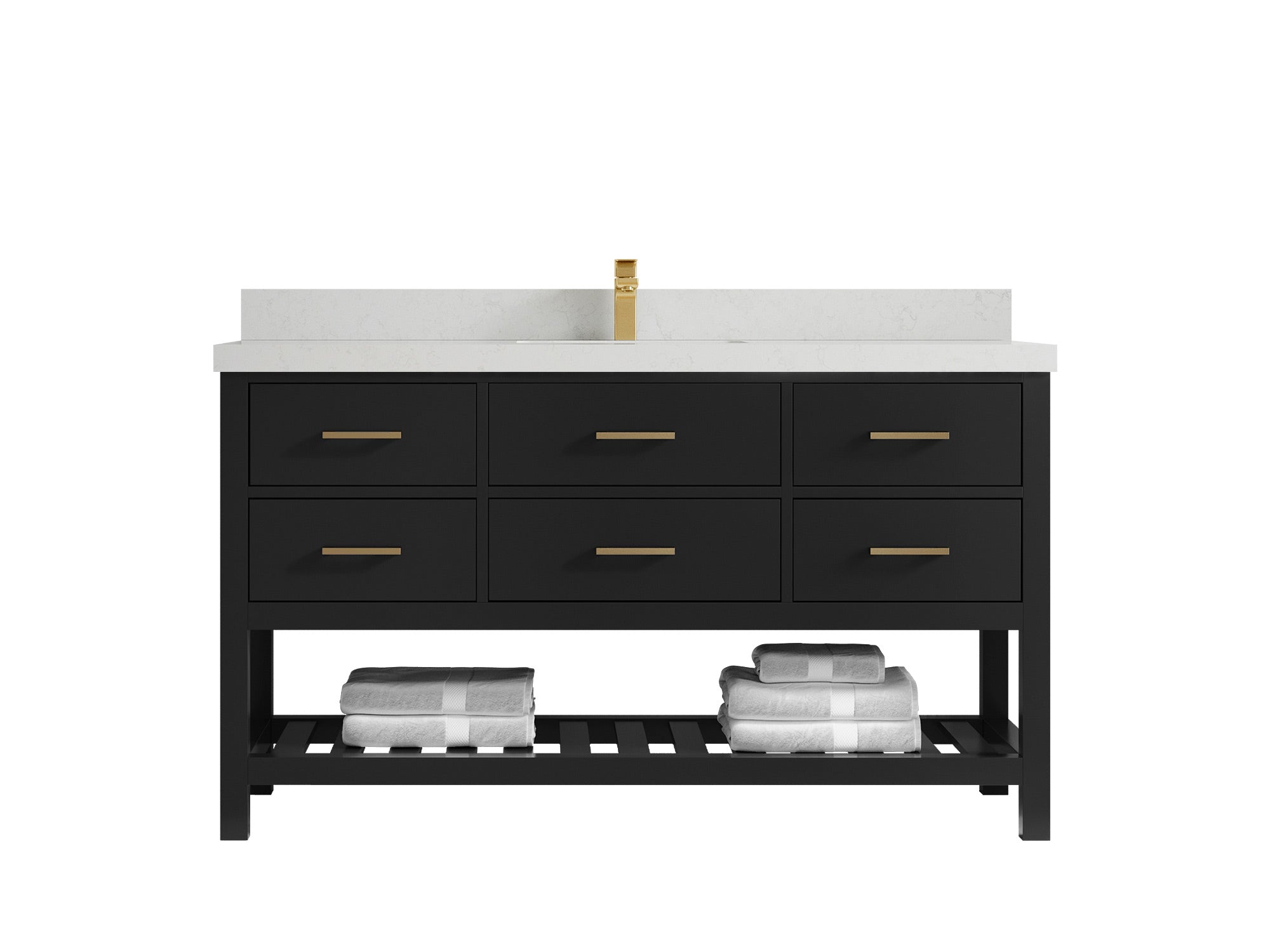 Parker 60 in. W x 22 in. D Single Sink Bathroom Vanity - Willow Bath and Vanity