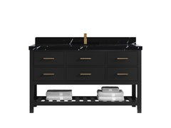 Parker 60 in. W x 22 in. D Single Sink Bathroom Vanity - photo 8