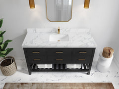 Parker 60 in. W x 22 in. D Single Sink Bathroom Vanity - photo 23