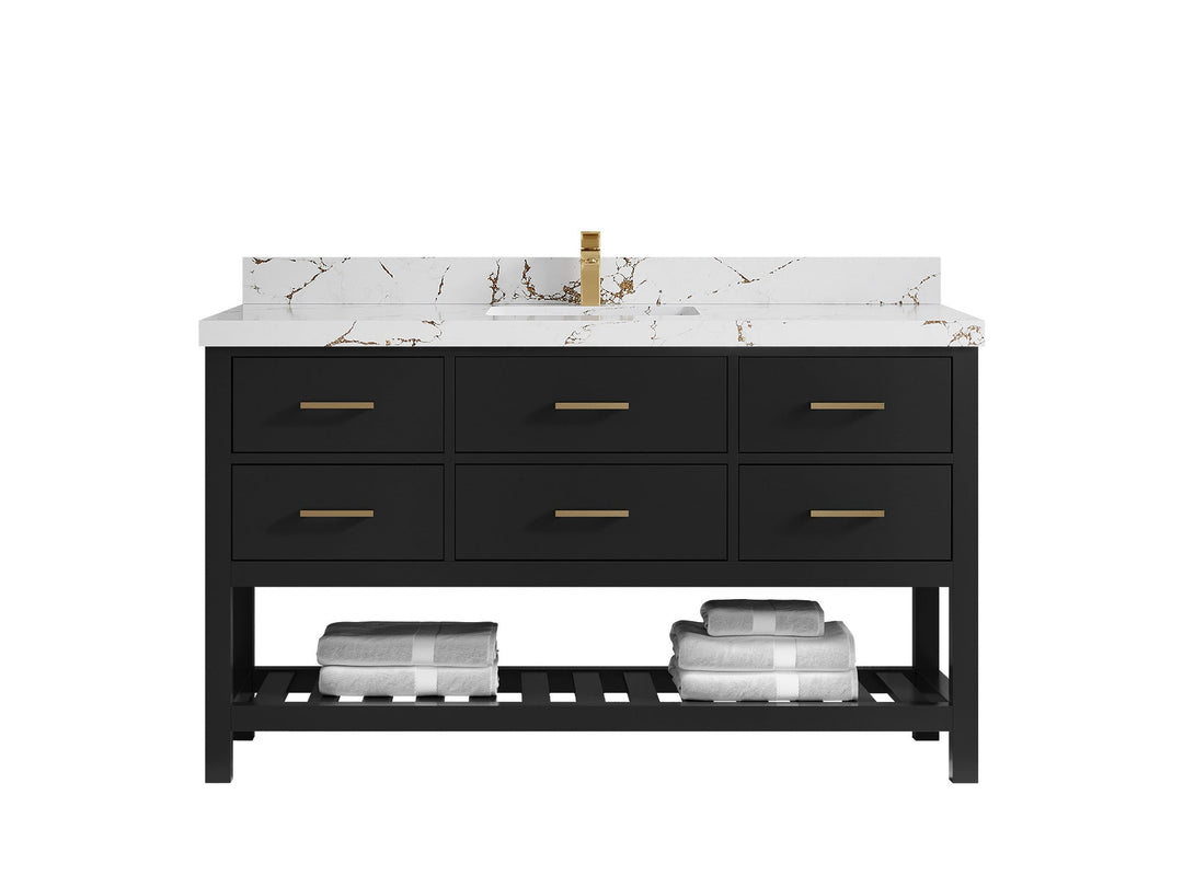 Parker 60 in. W x 22 in. D Single Sink Bathroom Vanity - Willow Bath and Vanity