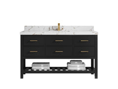 Parker 60 in. W x 22 in. D Single Sink Bathroom Vanity - photo 34