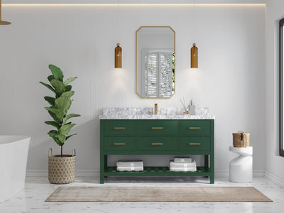 Parker 60 in. W x 22 in. D Single Sink Bathroom Vanity - Willow Bath and Vanity