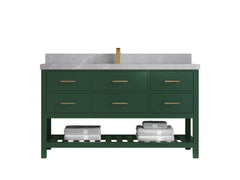 Parker 60 in. W x 22 in. D Single Sink Bathroom Vanity - photo 24