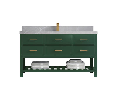 Parker 60 in. W x 22 in. D Single Sink Bathroom Vanity - Willow Bath and Vanity