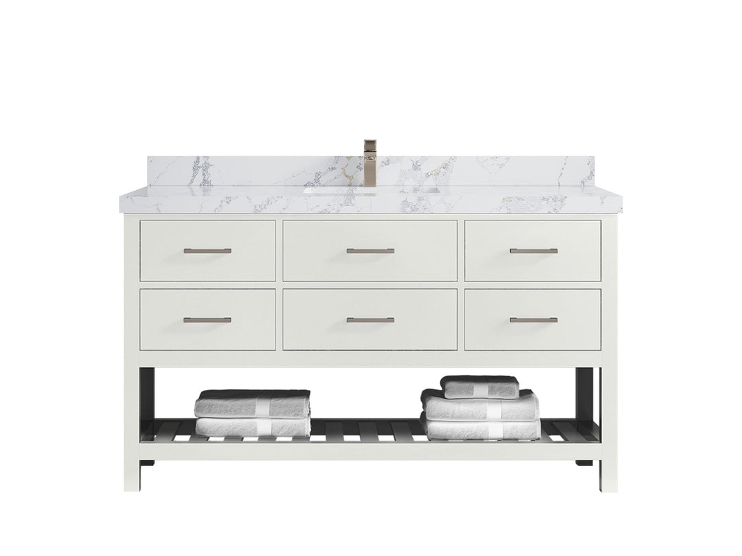 Parker 60 in. W x 22 in. D Single Sink Bathroom Vanity - Willow Bath and Vanity