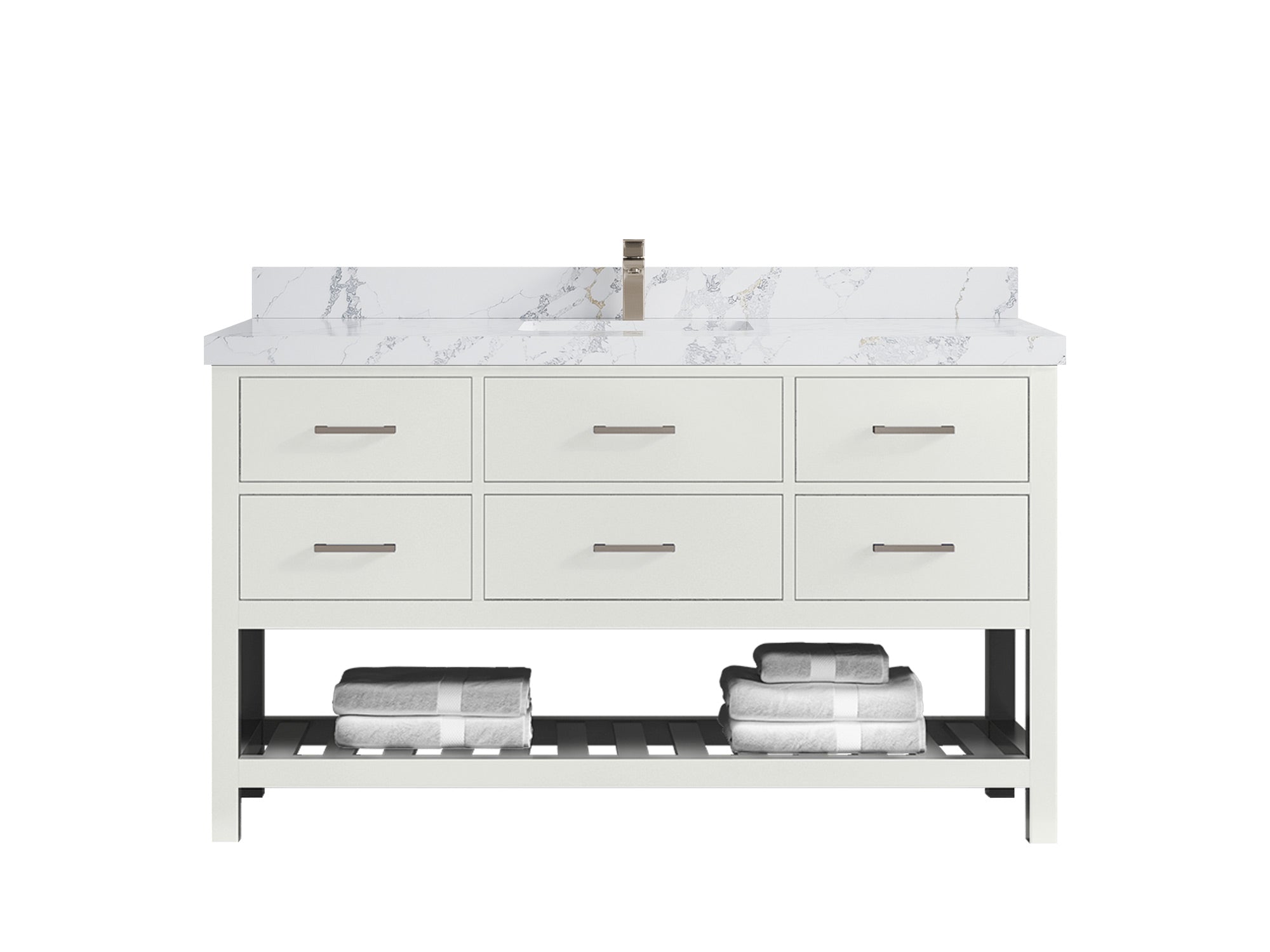 Parker 60 in. W x 22 in. D Single Sink Bathroom Vanity - Willow Bath and Vanity