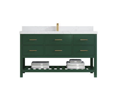 Parker 60 in. W x 22 in. D Single Sink Bathroom Vanity - Willow Bath and Vanity