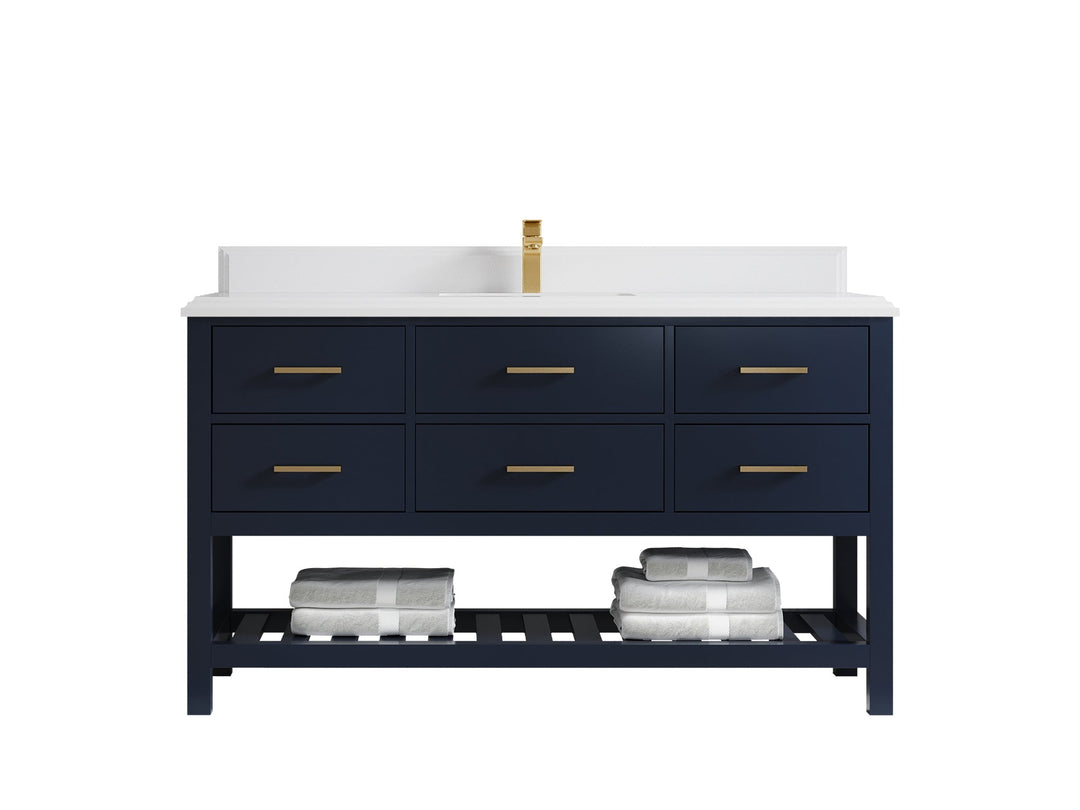 Parker 60 in. W x 22 in. D Single Sink Bathroom Vanity - Willow Bath and Vanity