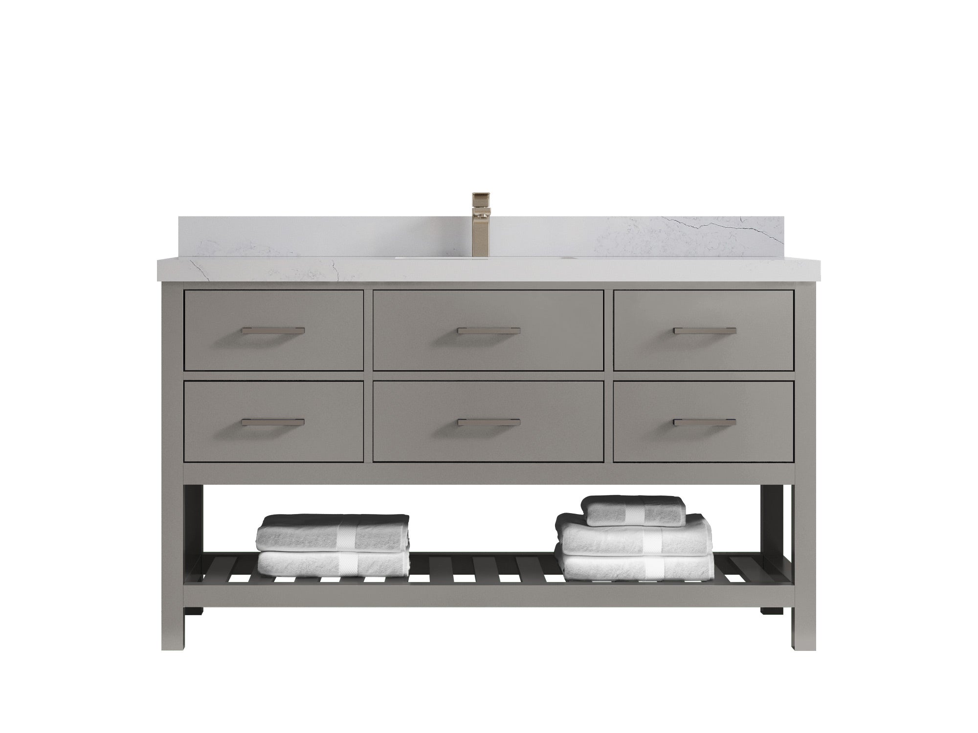 Parker 60 in. W x 22 in. D Single Sink Bathroom Vanity - Willow Bath and Vanity