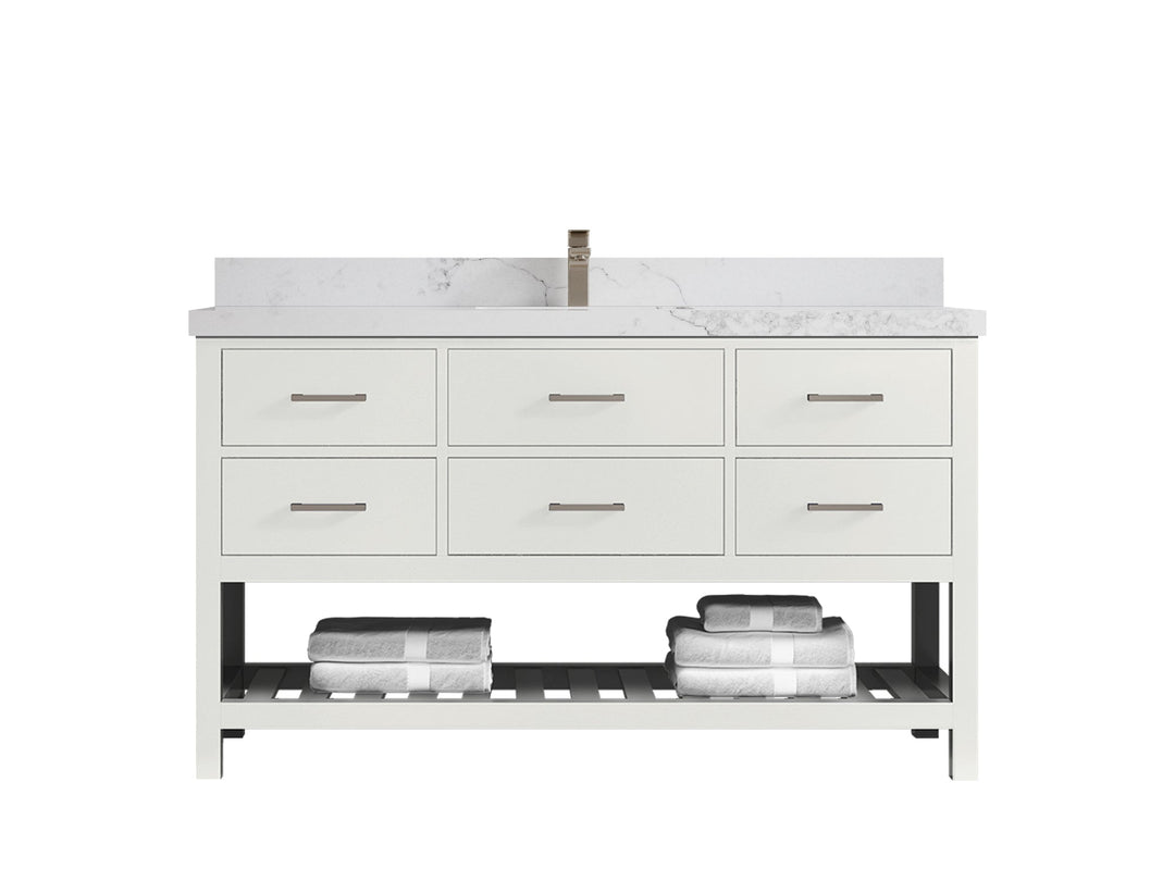Parker 60 in. W x 22 in. D Single Sink Bathroom Vanity - Willow Bath and Vanity