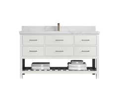 Parker 60 in. W x 22 in. D Single Sink Bathroom Vanity - photo 18